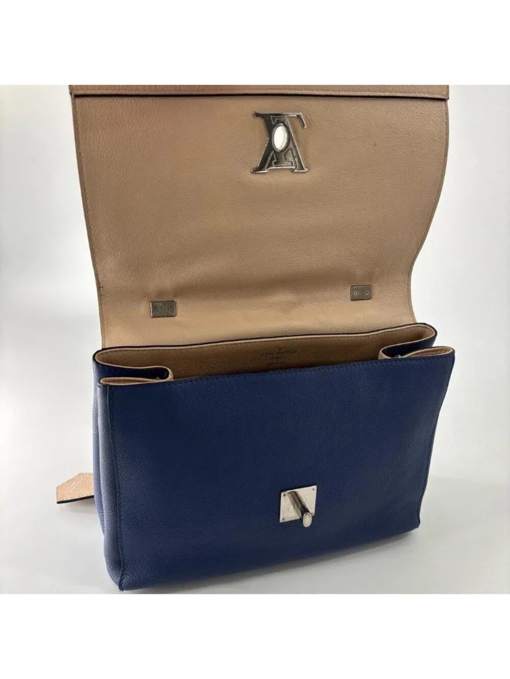 Louis Vuitton Lockme 2 Cartable Blue Handbag